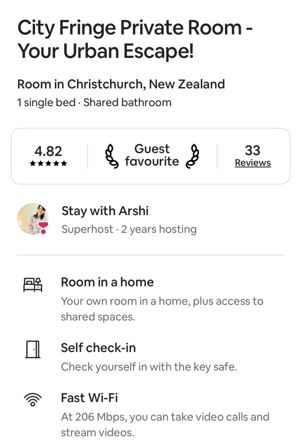 City Fringe Private Room - Your Urban Escape! Christchurch Luaran gambar